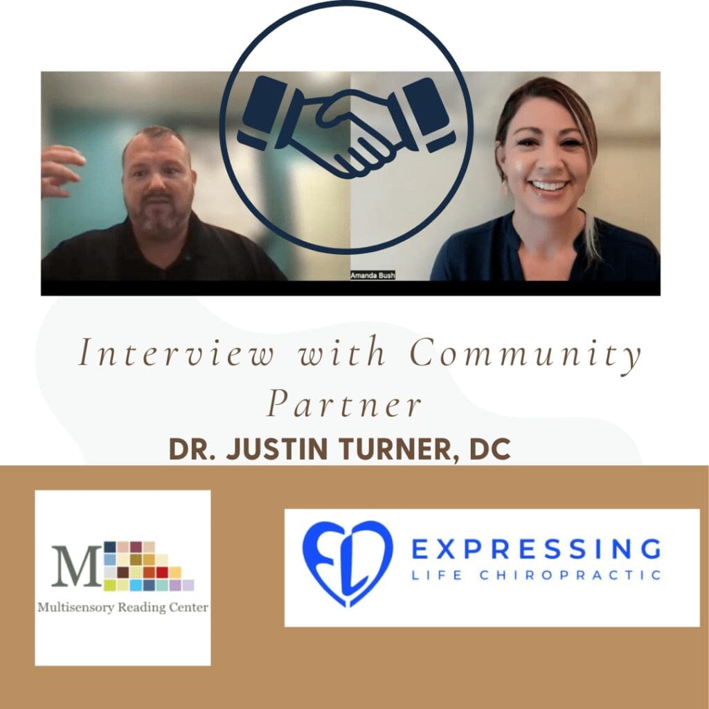 A poster on interview with community partner